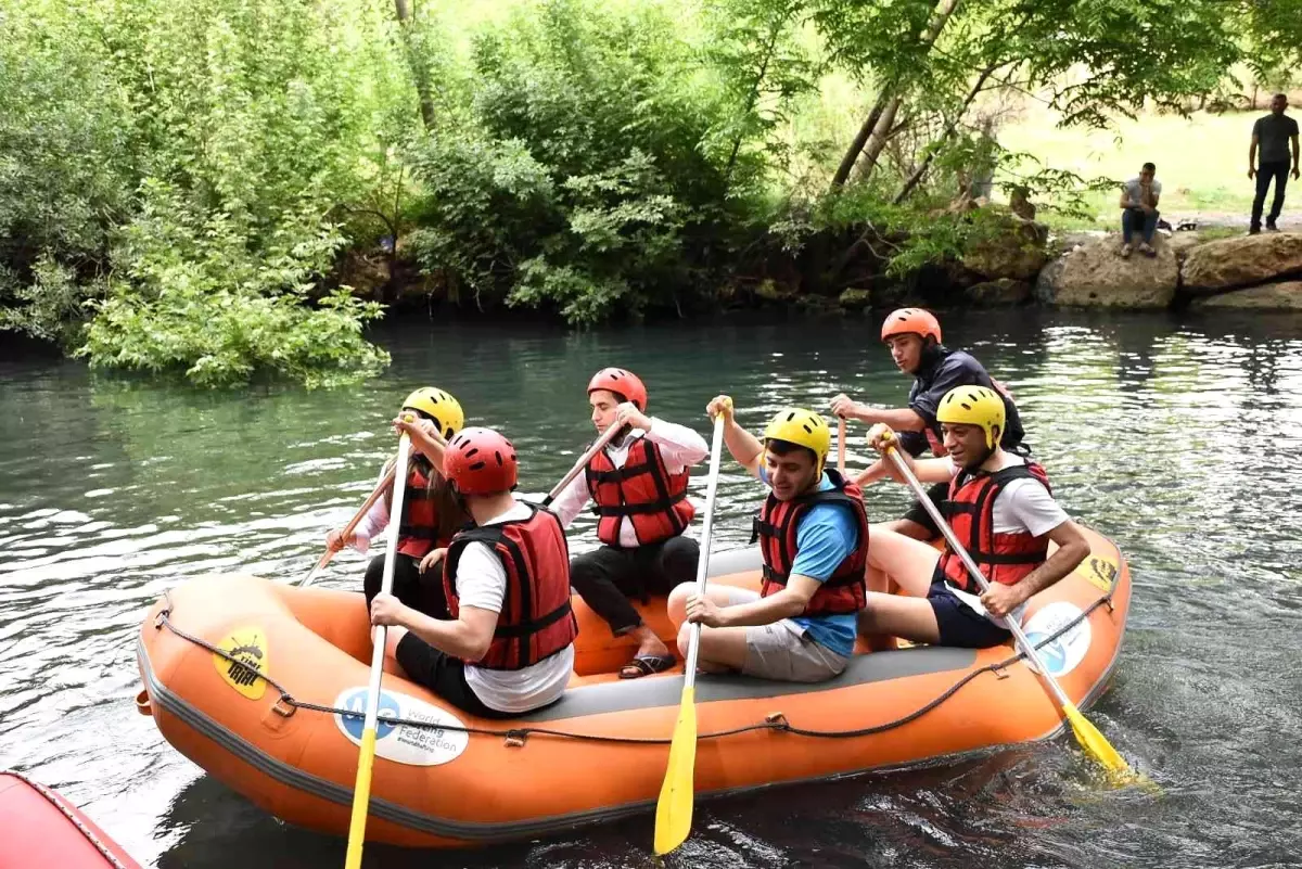 Nusaybin\'de Rafting Okul Sporları Şampiyonası grup müsabakaları sona erdi