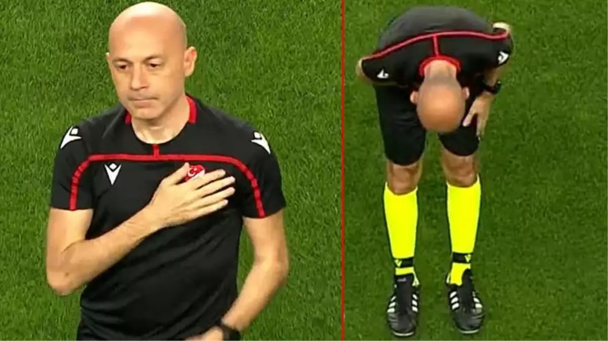 Taraftar sahada görünce kıyameti kopardı! Cüneyt Çakır'ı duygulandıran anlar!