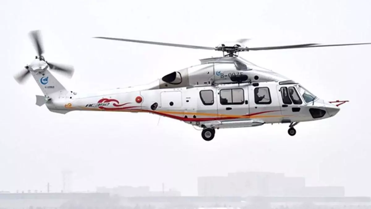 Çin\'de Geliştirilen Ac352 Model Helikopter, Uçuşa Elverişlilik Sertifikası İçin Son Aşamaya Girdi