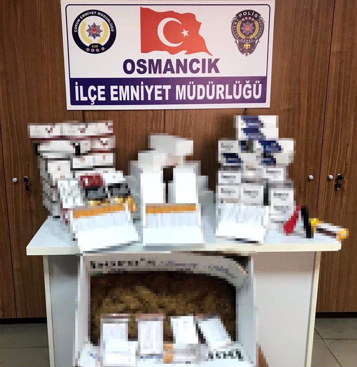 Son dakika! Çorum polisinden kaçak sigara operasyonu