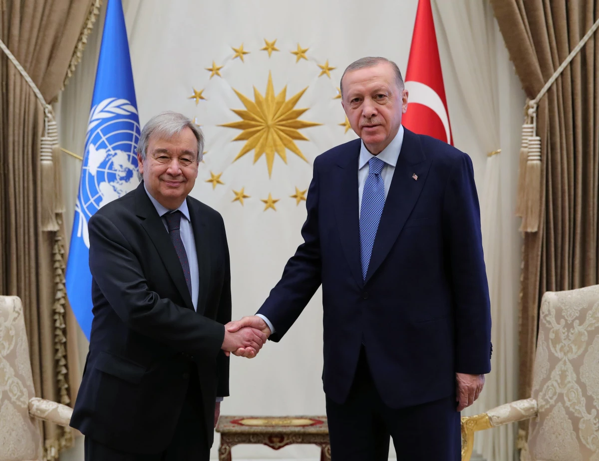 Cumhurbaşkanı Erdoğan, BM Genel Sekreteri Guterres\'i kabul etti