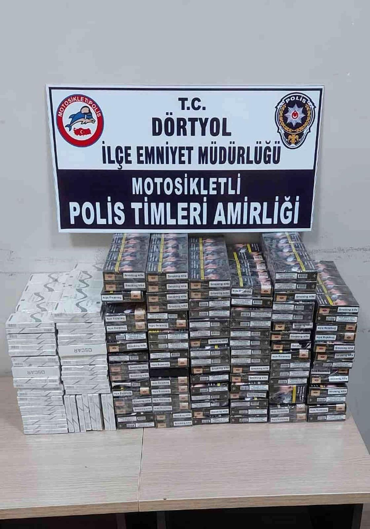 Hatay\'da kaçak sigara operasyonu