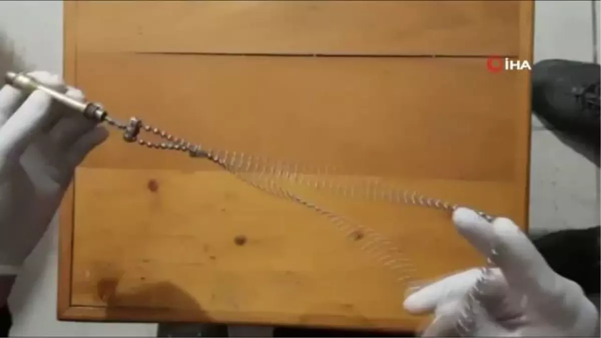 Yakalanınca lazer dediği kolye, suikast silahı çıktı