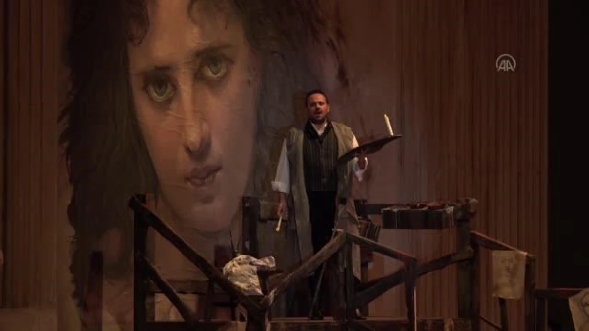 Tosca operasının dekoru Congresium\'a kuruldu