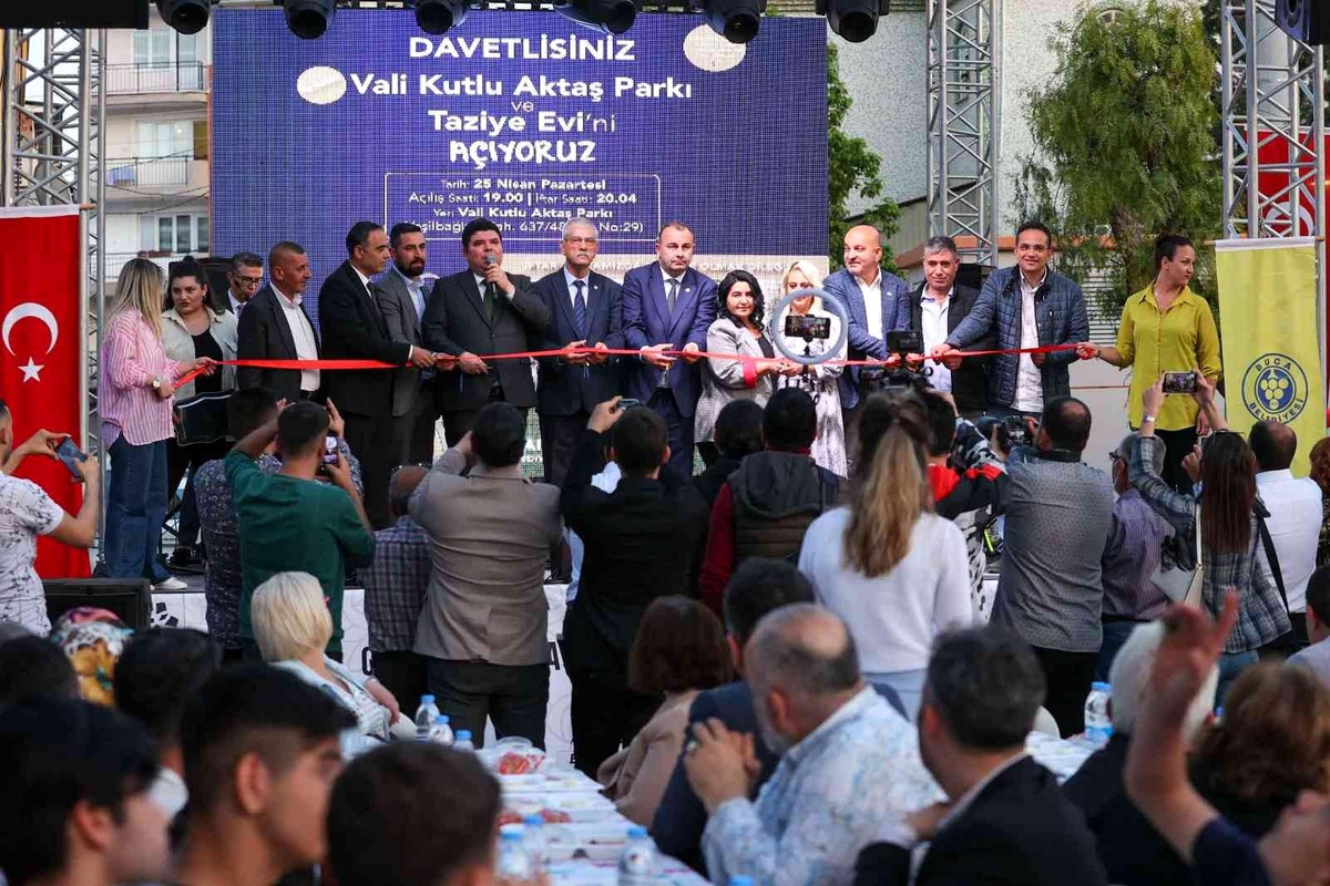 Buca\'da Vali Kutlu Aktaş Parkı ve Taziye Evi açıldı