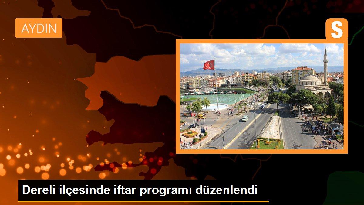 Dereli ilçesinde iftar programı düzenlendi