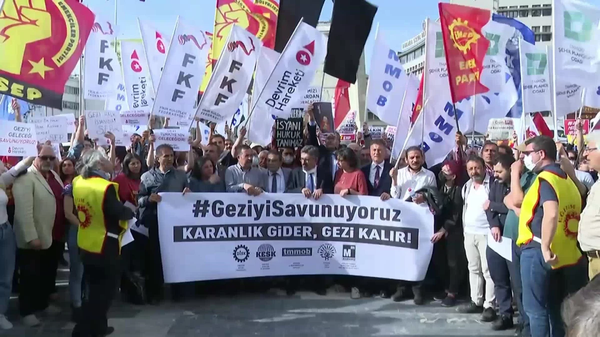 Gezi Davası Kararları Ankara\'da Protesto Edildi: "Demokrasi ve Özgürlük Çığlığını Susturamayacaksınız"