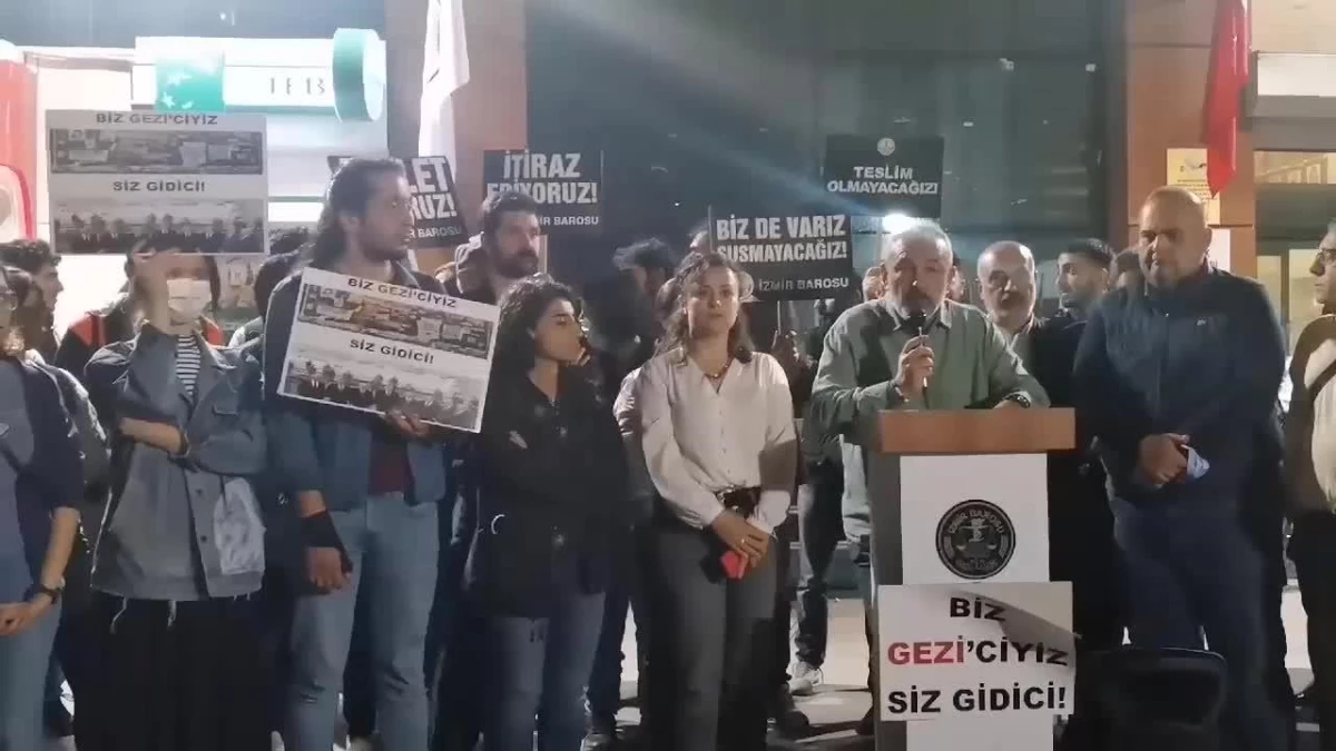 Gezi Davası\'nda Verilen Mahkumiyet Kararları İzmir\'de Protesto Edildi