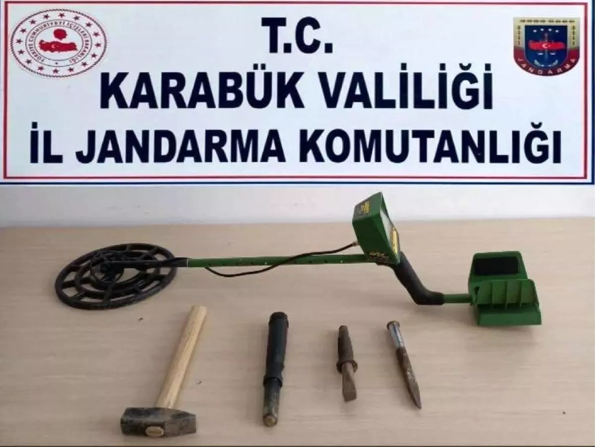 Jandarma\'dan kaçak kazı yapanlara baskın