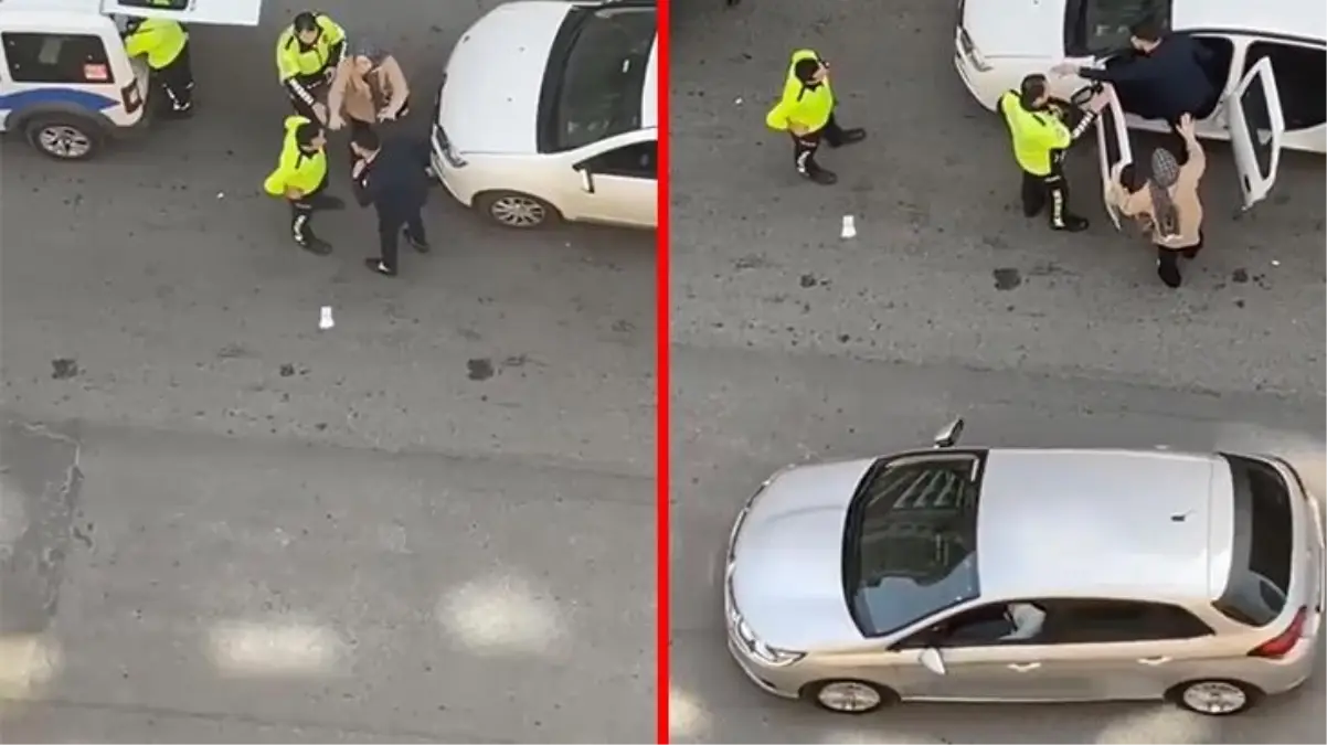 Yediği ceza aklını başından aldı! Polise "Çıkar üniformayı teke tek kavga edelim" dedi!