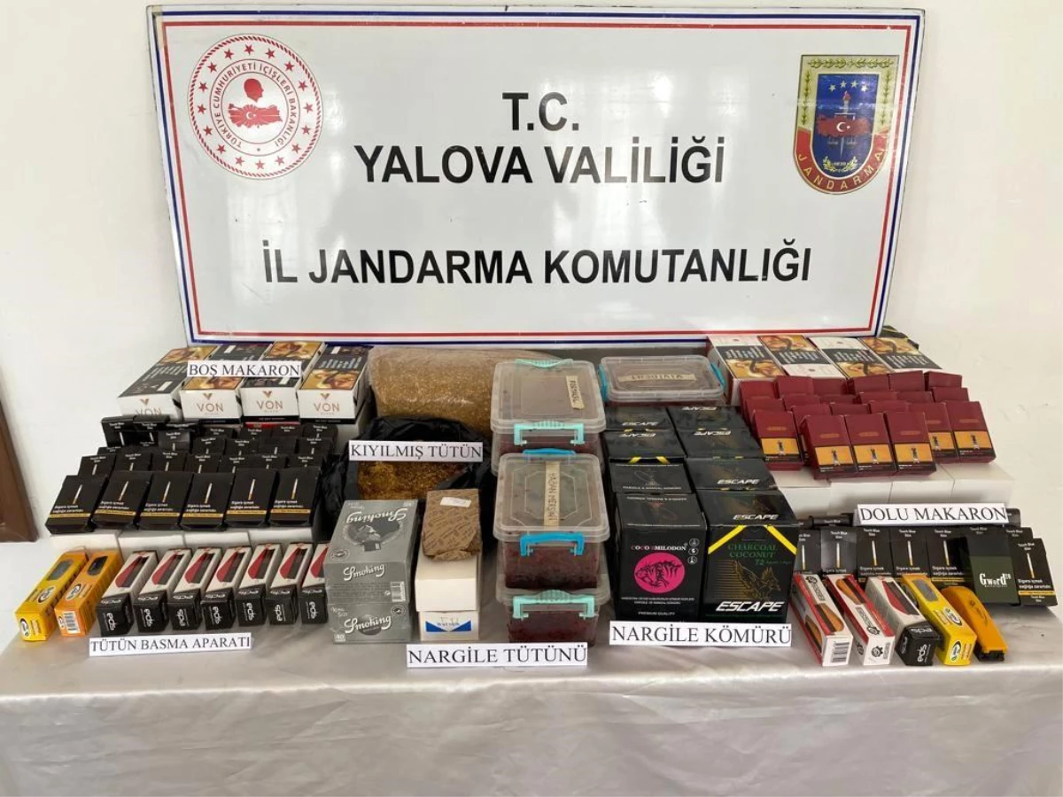 Yalova\'da kaçakçılık operasyonu