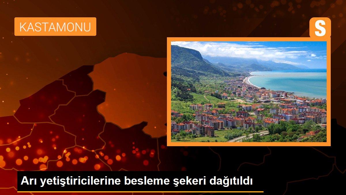 Arı yetiştiricilerine besleme şekeri dağıtıldı