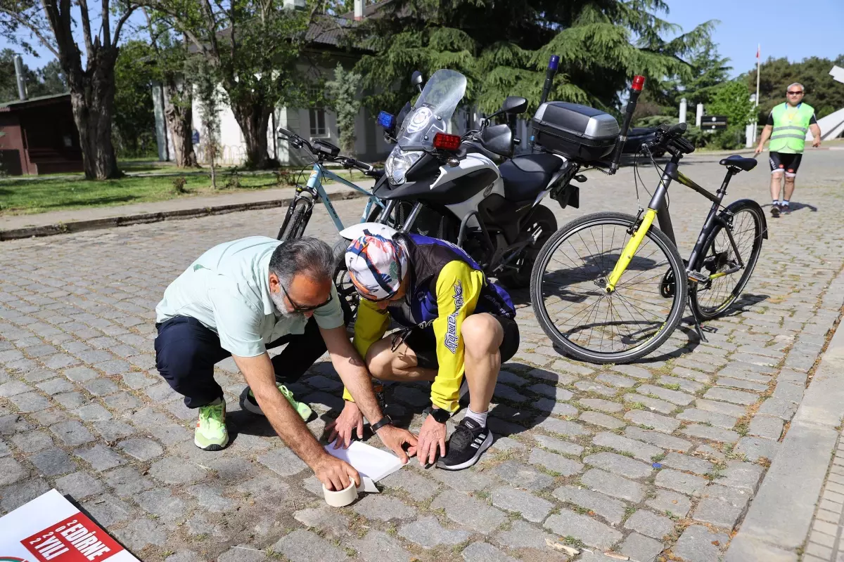 Başlangıç ve bitiş noktası değişen 7. Uluslararası Edirne Maratonu\'nun parkur ölçümü yapıldı