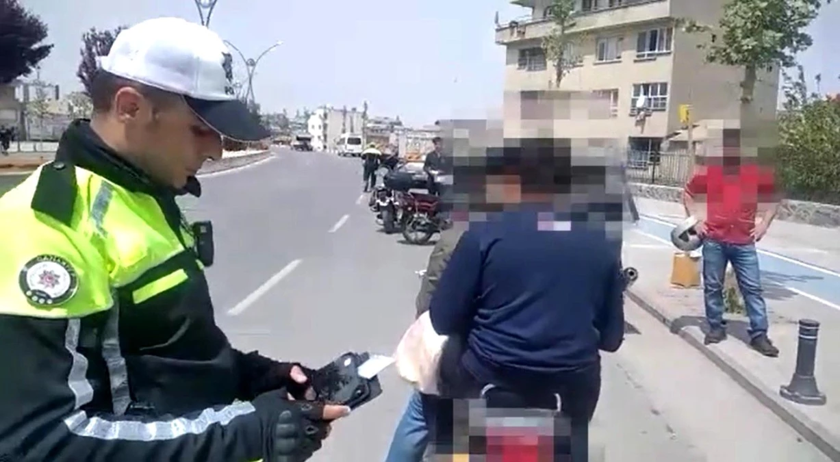 Bayram öncesinde motosiklet sürücülerine ceza yağdı
