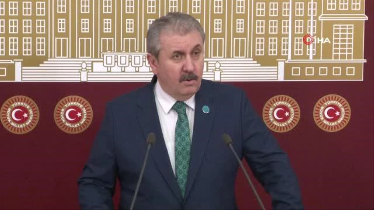 Son dakika haberi: BBP Genel Başkanı Mustafa Destici: "Yargılamanın tüm aşamalarında, tüm hakimlerin, siyasi saiklerle karar verdiklerini iddia etmek, yargı...