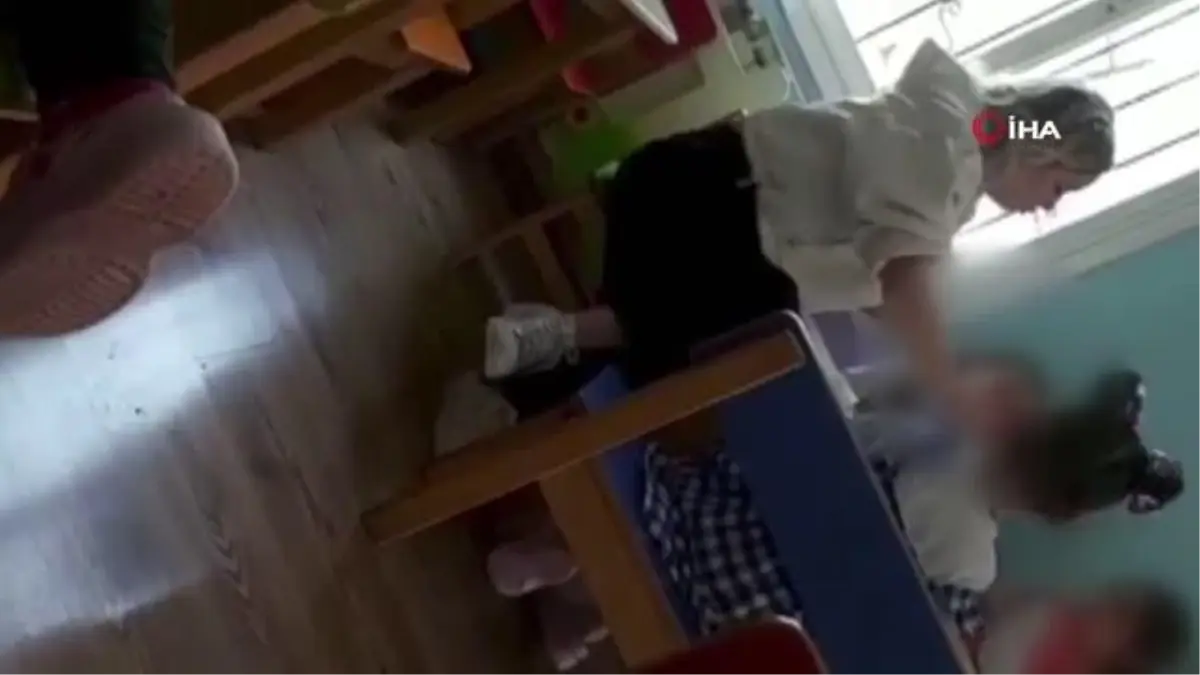 Kreşte tepki çeken görüntü: Çocuklara zorla yemek yedirildiler