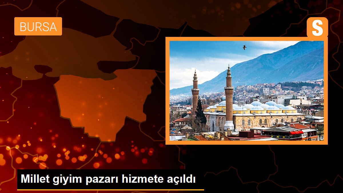 Millet giyim pazarı hizmete açıldı