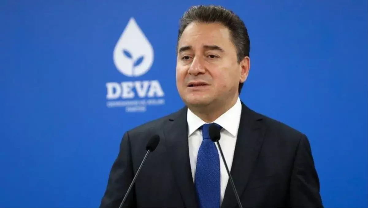 Ali Babacan, DEVA Partisi\'nin seçimlere kendi adı ve logosuyla gireceğini açıkladı