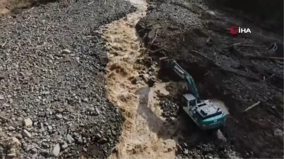 Trabzon\'da çamur afetinin izleri silinmeye başladı