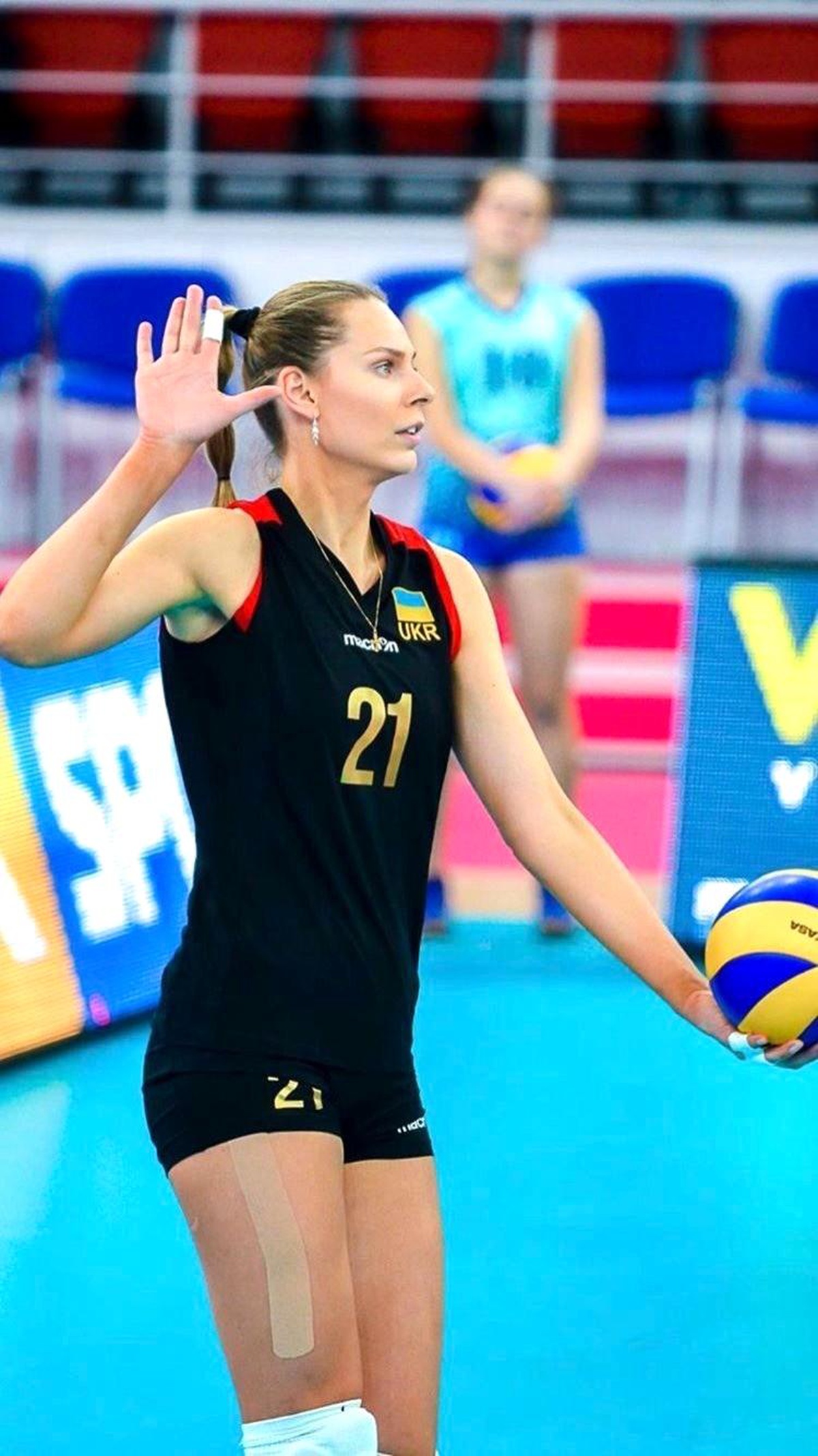 Ukraynalı milli smaçör Olesia Rykhliuk, Çukurova Belediyesi\'nde