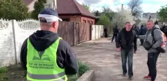 Ukraynalılara canlı müzik eşliğinde yiyecek yardımı