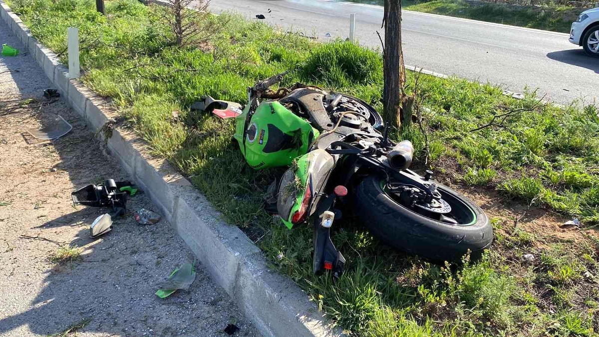 400 bin TL\'ye aldığı motosikleti eve dönüş yolunda perte çıktı