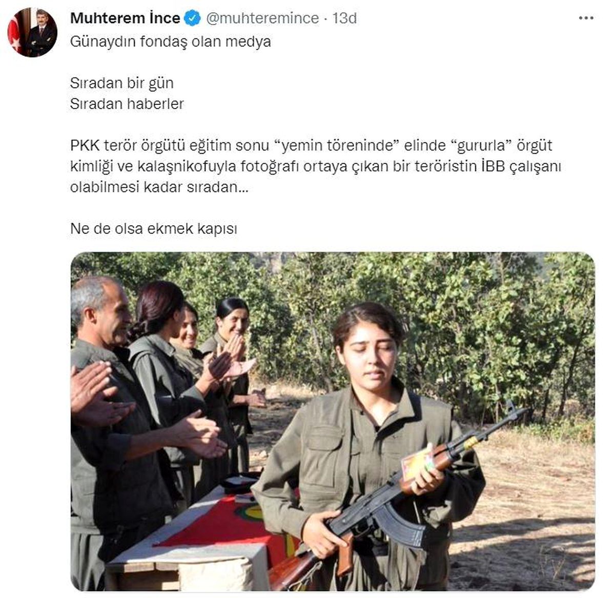 İçişleri Bakan Yardımcısı İnce\'den İBB binasında yakalanan teröristle ilgili açıklama