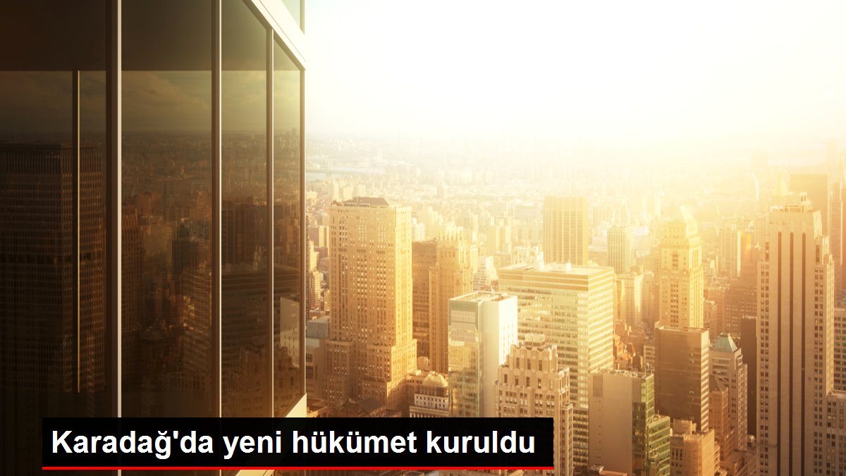 Karadağ'da yeni hükümet kuruldu