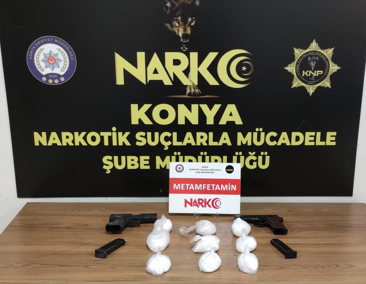 Son dakika gündem: Konya\'da uyuşturucu operasyonlarında 9 şüpheli tutuklandı