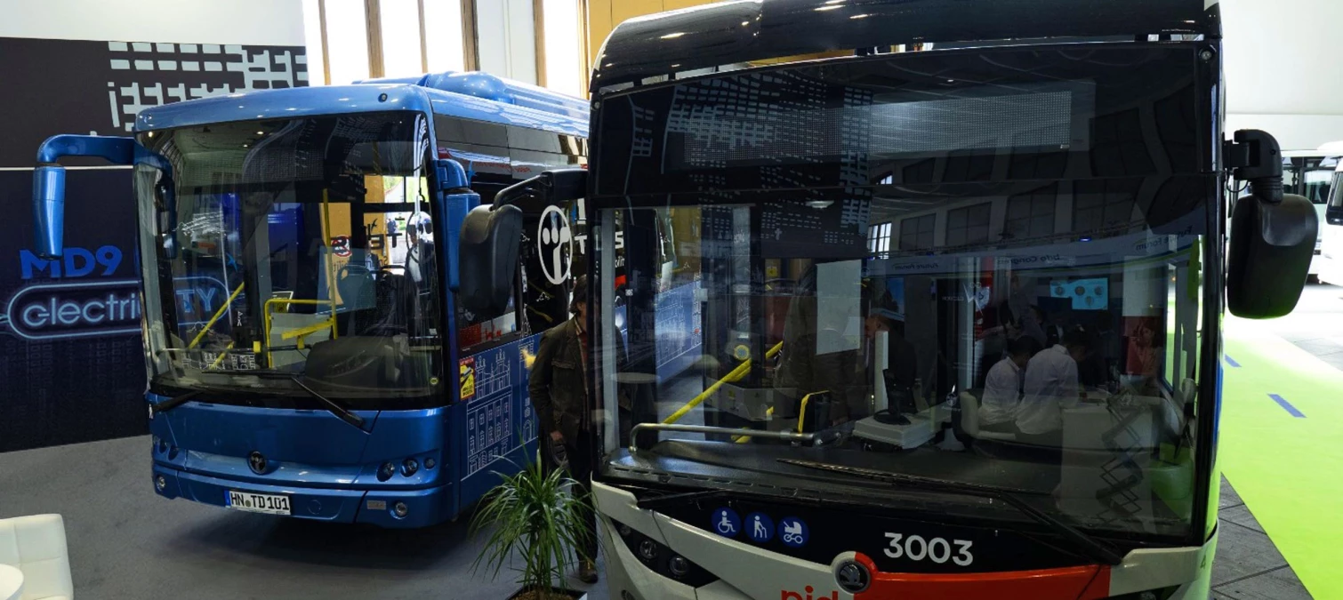 TEMSA ve Skoda, BUS2BUS fuarında elektrikli araçlarını birlikte sergiledi