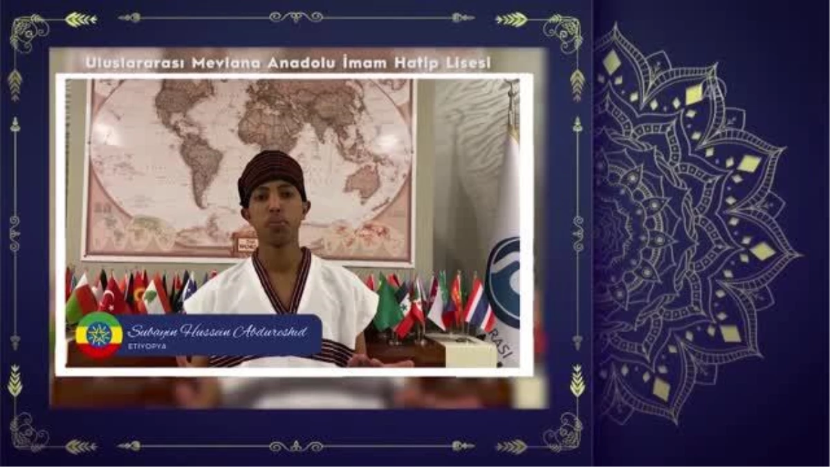 Uluslararası Anadolu imam hatip lisesi öğrencileri Türkçe ramazanı anlattı