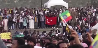 ADDİS ABABA - Etiyopya'da binlerce kişinin katılımıyla iftar programı düzenlendi