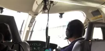 Bayram öncesi havadan trafik denetimi yapıldı