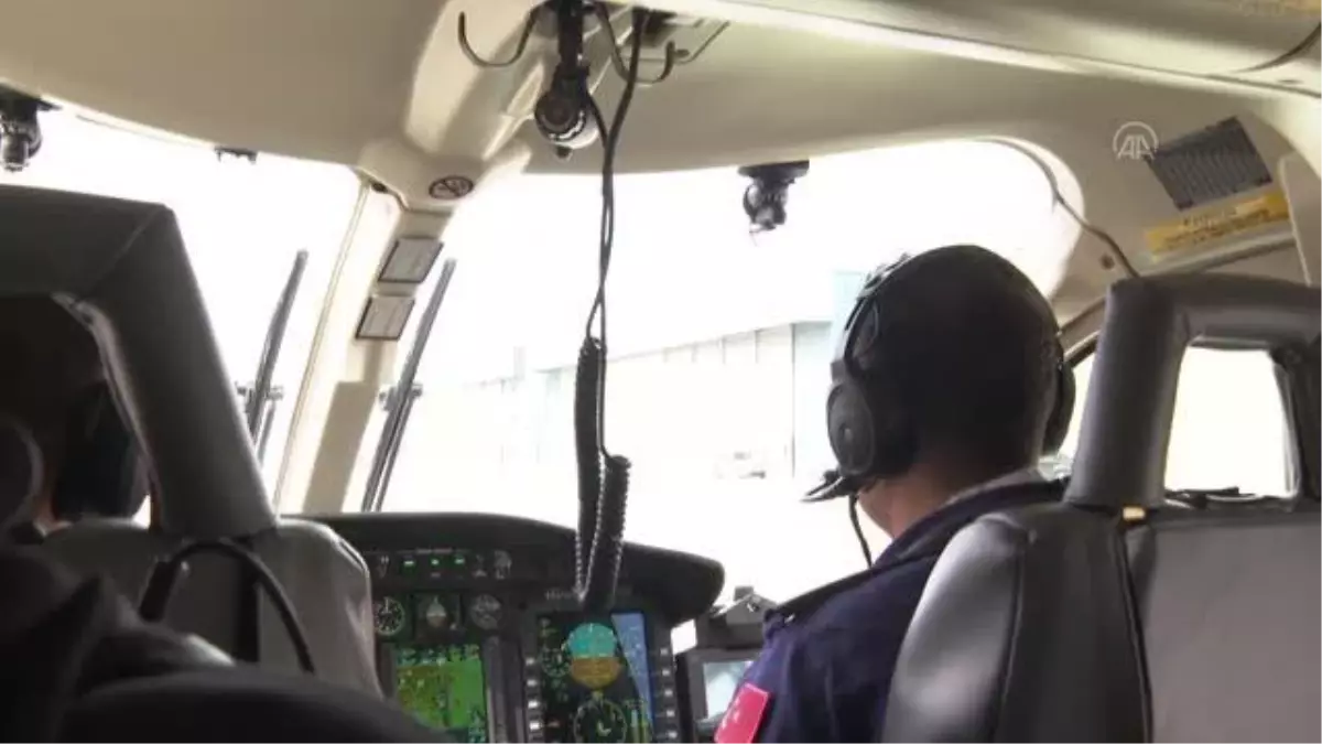 Bayram öncesi havadan trafik denetimi yapıldı