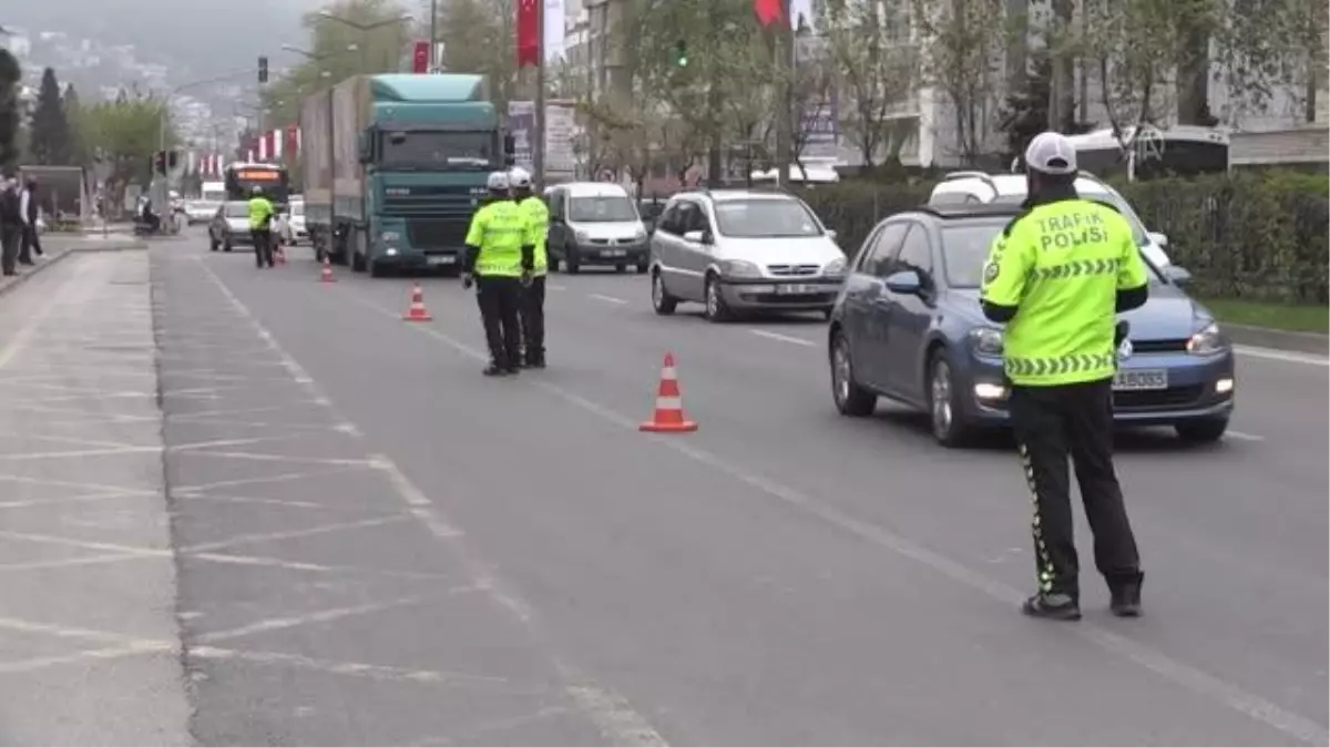 Bayram öncesi trafik denetimi