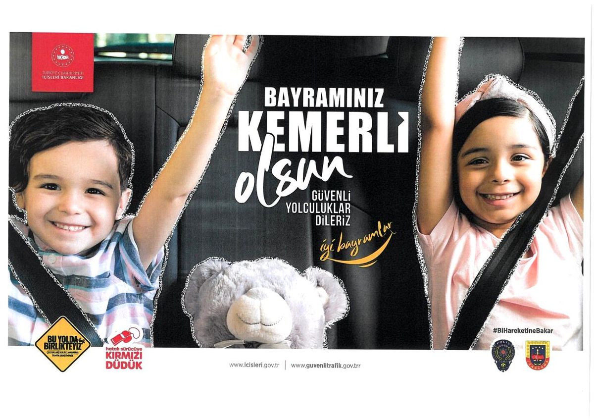 'Bayramınız Kemerli Olsun' sloganı ile kazalara set