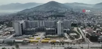 Bursa'da dev sağlık kompleksi hızla yükseliyor