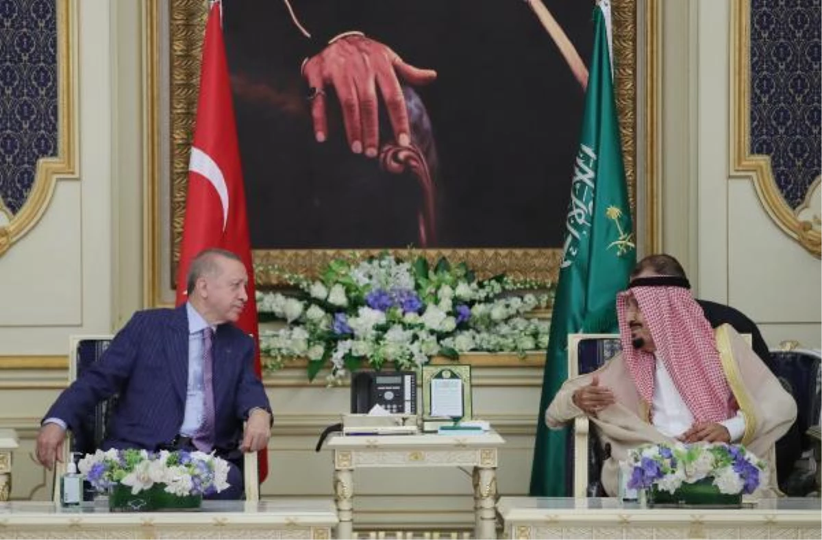 Erdoğan, Kral Salman ve Veliaht Prensle görüştü