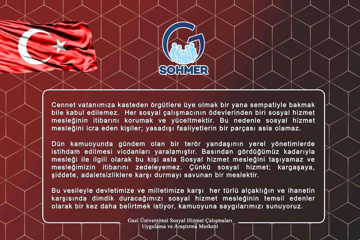 Gazi SOHMER\'den İBB\'de yaşanan olaya tepki