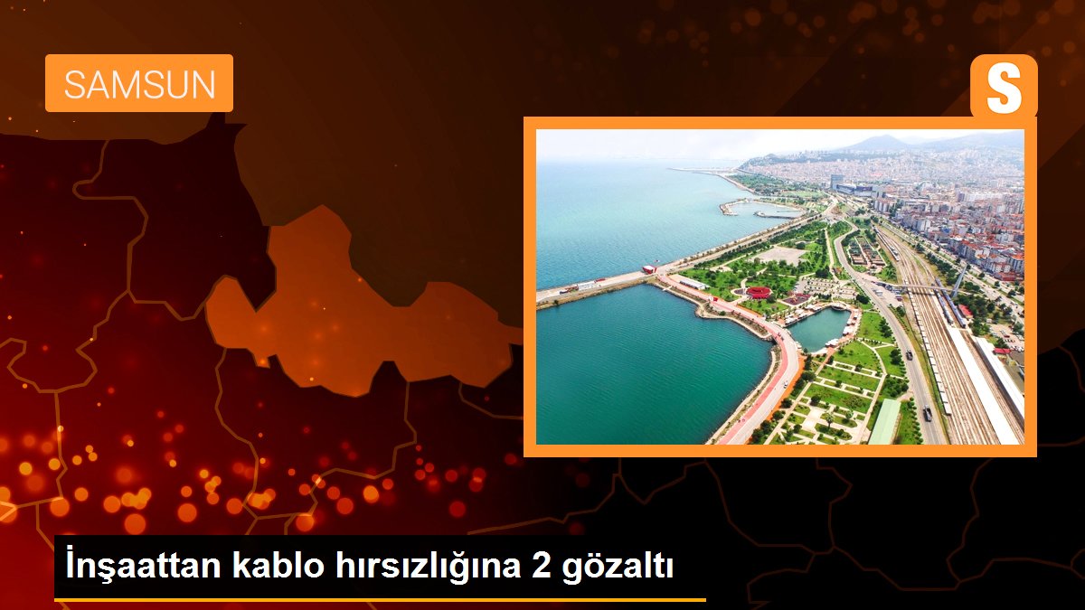 İnşaattan kablo hırsızlığına 2 gözaltı