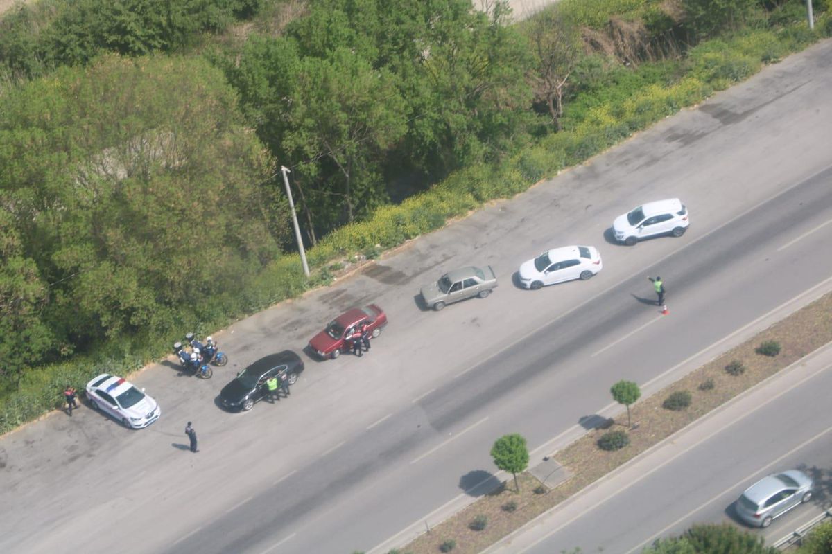 Manisa\'da bayram öncesi helikopterli trafik denetimi yapıldı