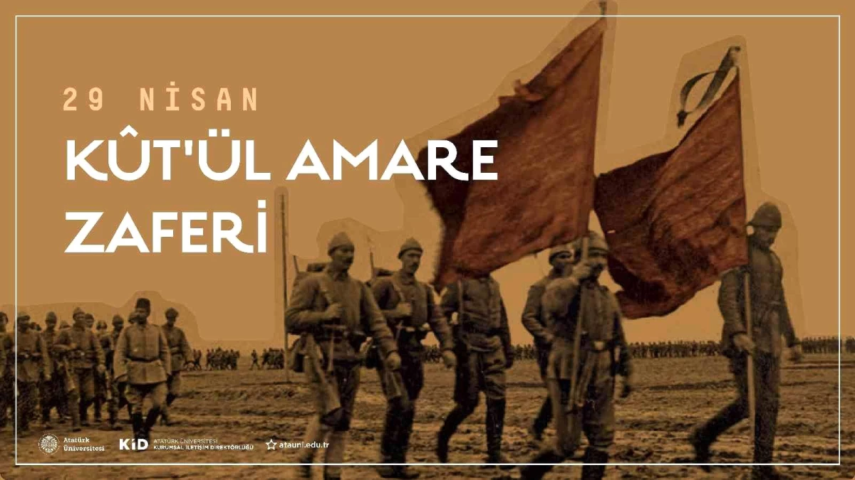 Rektör Çomaklı: "Kûtül-Amare zaferinin 106. yıl dönümü kutlu olsun"