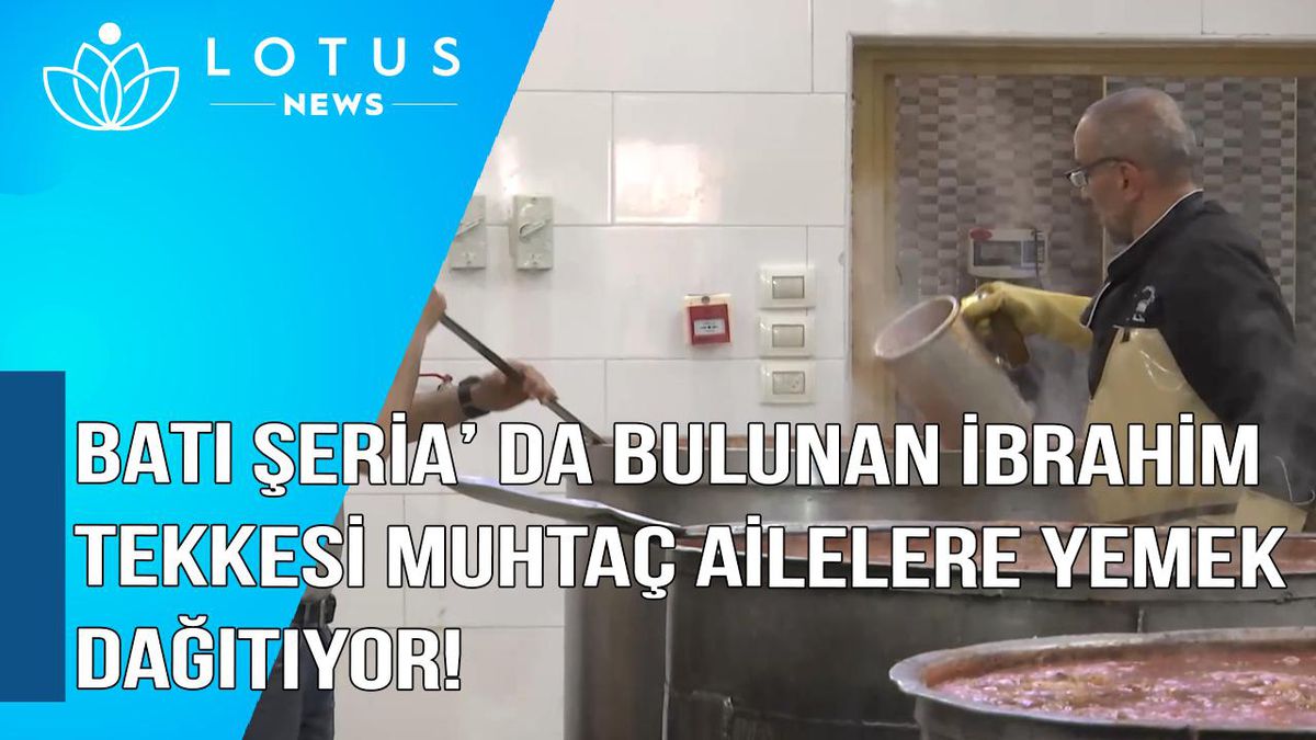 Video: Batı Şeria\'nın El Halil Kentinde Bulunan İbrahim Tekkesi Muhtaç Ailelere Yemek Dağıtıyor