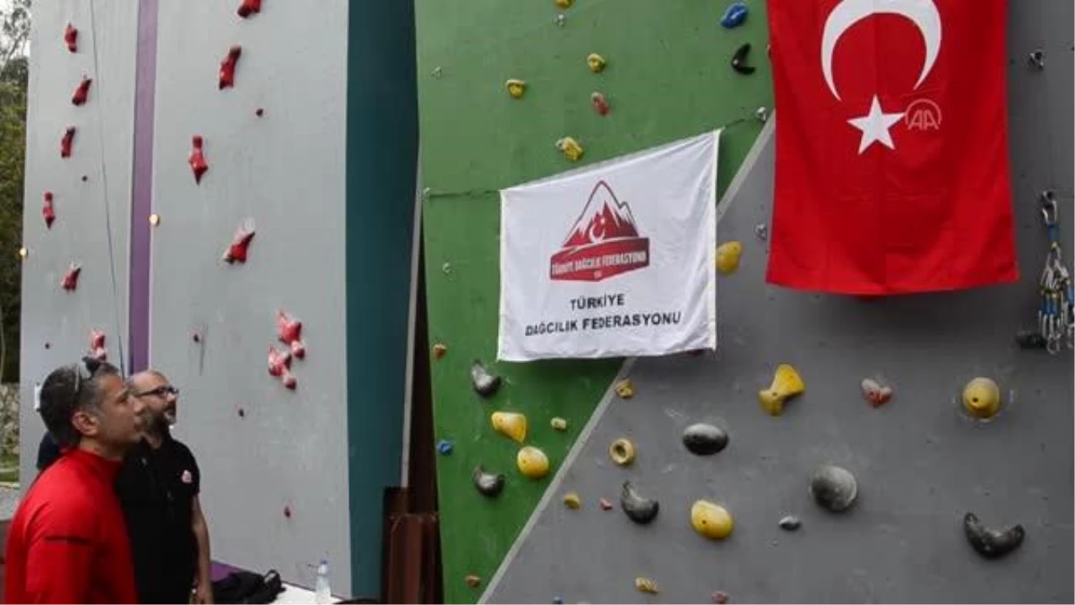 Aydın\'da Spor Tırmanış Hız Türkiye Şampiyonası yapıldı