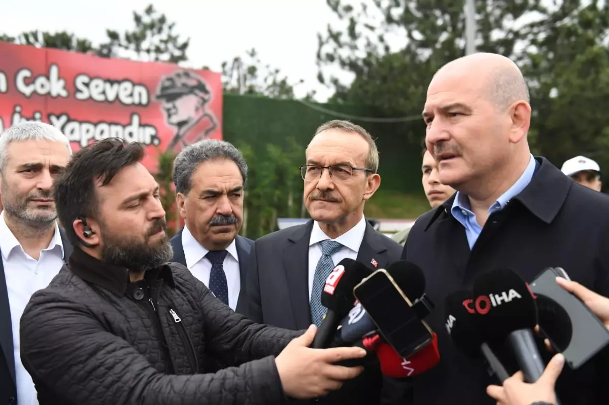 Bakan Soylu, Kocaeli\'de bayram trafiği denetimine katıldı (2)