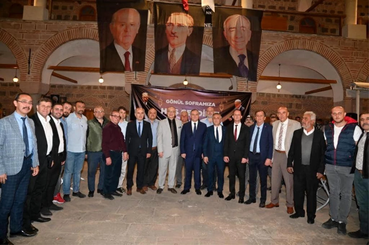 Başkan Ergün, MHP\'nin iftarında partililerle buluştu