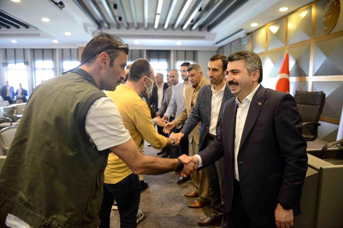 Başkan Yılmaz, personeliyle bayramlaştı