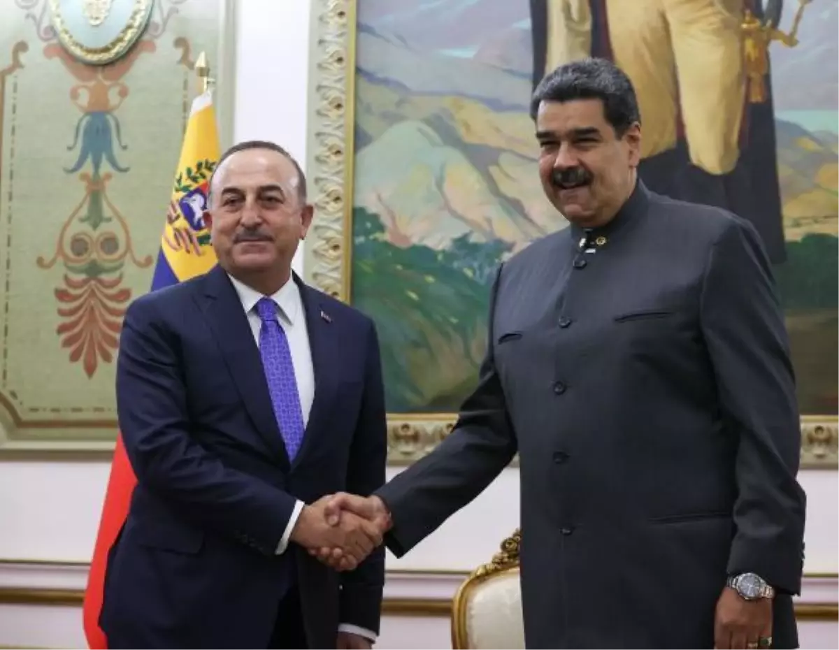 Çavuşoğlu, Venezuela Devlet Başkanı Maduro ile görüştü