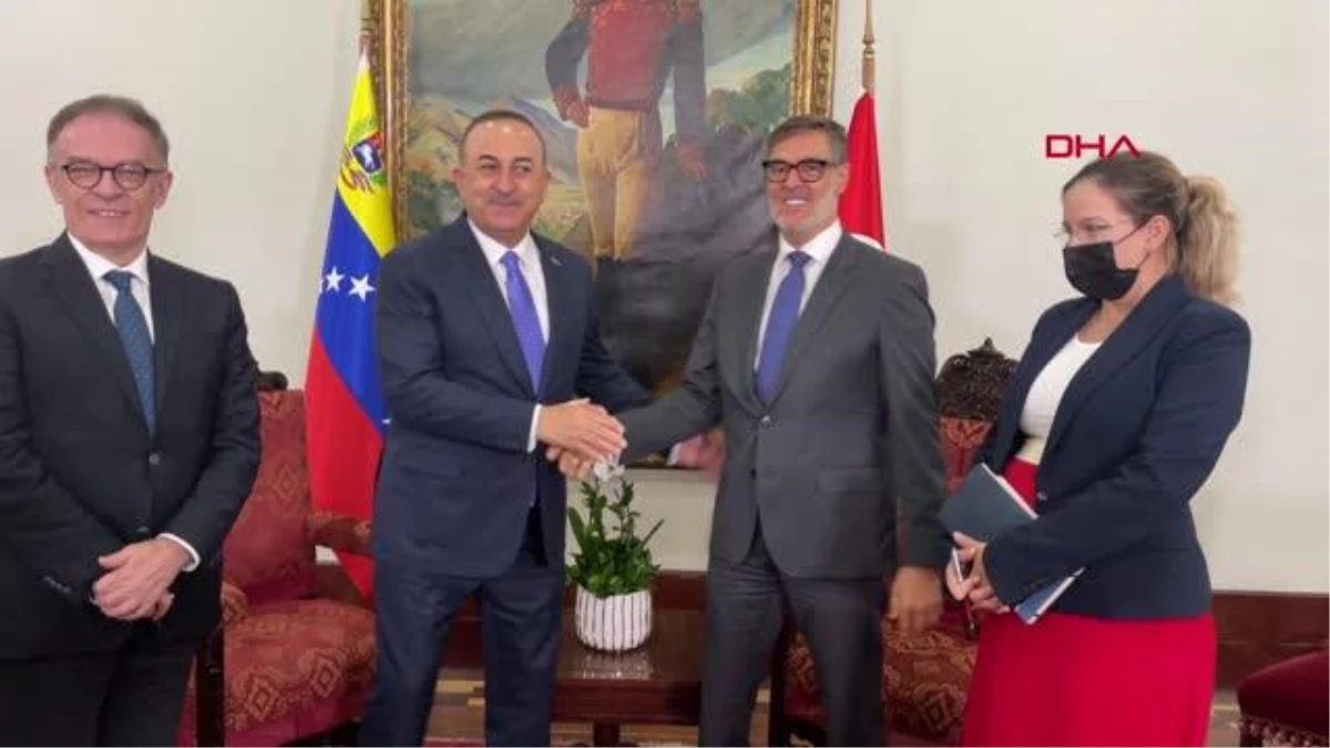 Çavuşoğlu, Venezuela Dışişleri Bakanıyla ikili ve heyetler arası görüştü