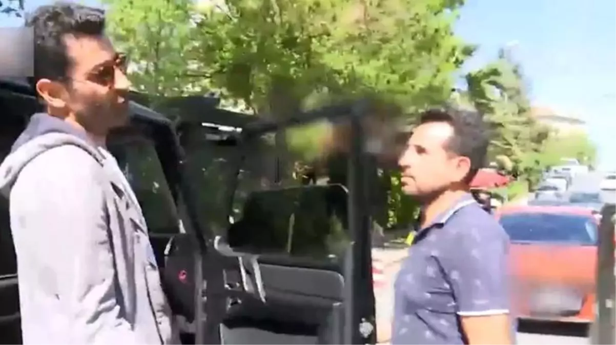 Kenan İmirzalıoğlu\'nun şoförü aracını yol ortasına park edince sokak ortasında iki kadının tepkisiyle karşılaştı